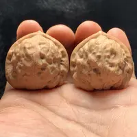 【中国涞水麻核桃协会】 19 G41209-水晶蛤蟆古蟾核桃-33mm-
