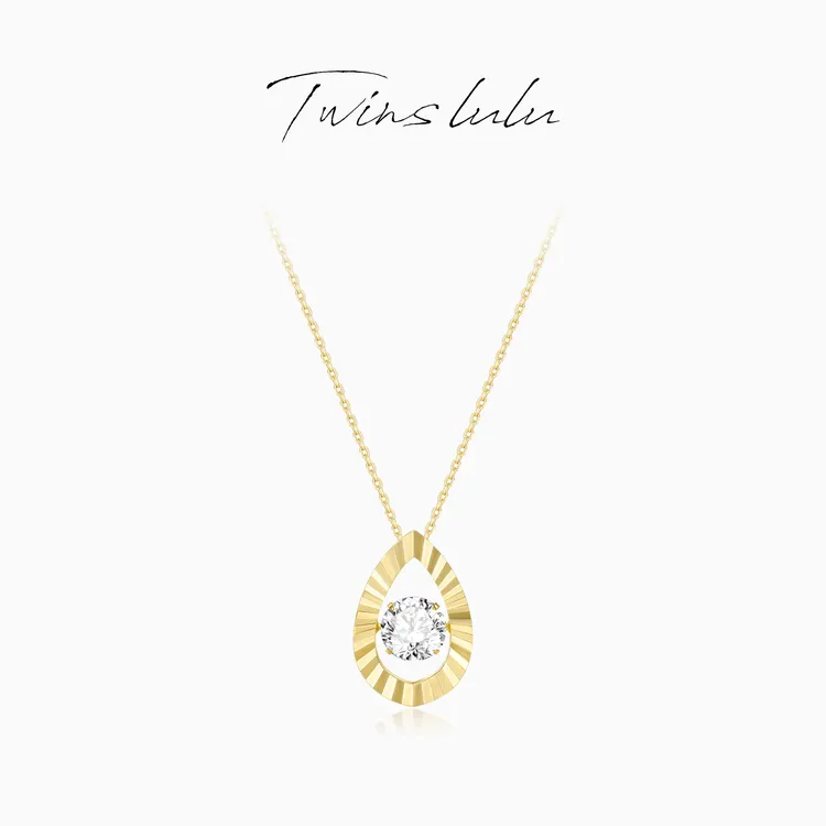 TWINS LULU 【光泪】圣诞节轻奢小众高级感水滴形项链TSJ7849商品图
