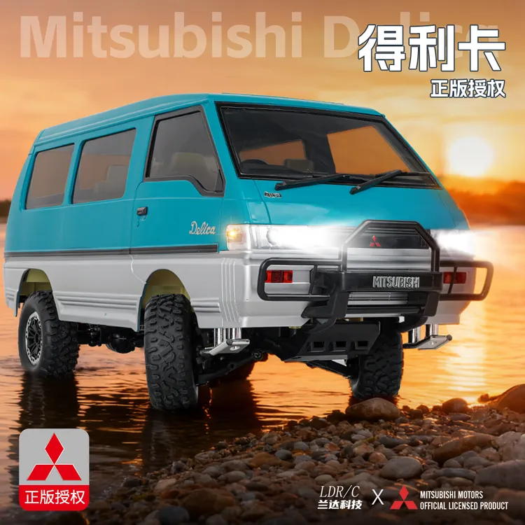 兰达科技得利卡面包车1296遥控车RC专业模型比例漂移后驱玩具男孩