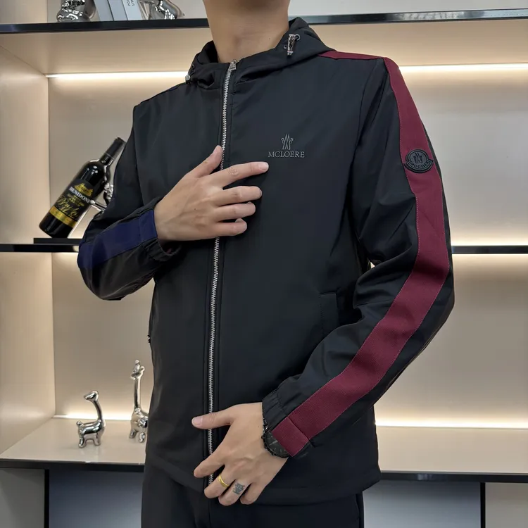 25288连帽秋冬男士新款标准时尚潮流休闲高品质设计感夹克