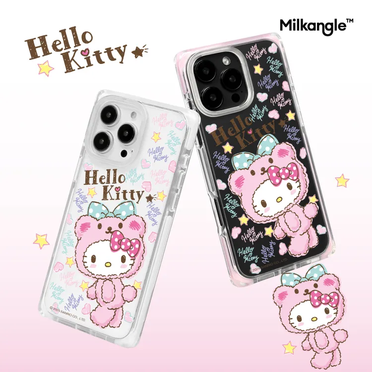 三丽鸥正版授权Hello Kitty凯蒂猫适用iPhone17/16PM毛茸茸手机壳
