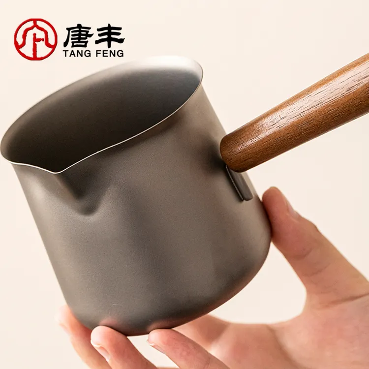唐丰纯钛公道杯侧把分茶器大容量匀杯2025新款家用高档防烫日式