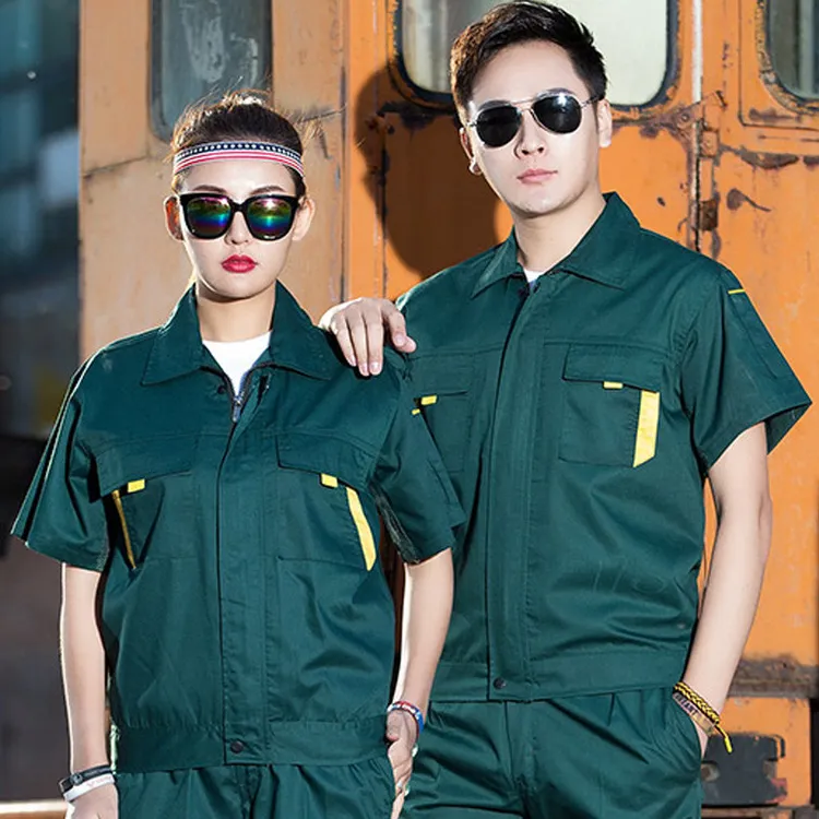 短袖工作服套装男园林绿化环卫工装耐磨物业工作服套装耐磨工作服