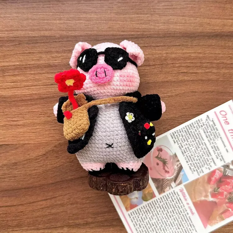 钩织猪八戒成品挂件摆件玩偶 