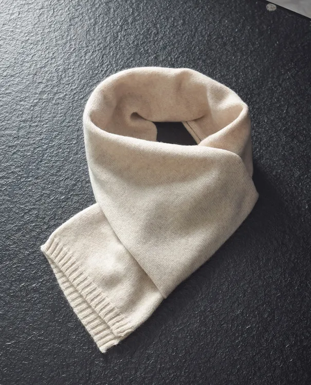 100%进口澳洲羊毛保暖男女通用极简风英伦男士通用围巾针织时尚