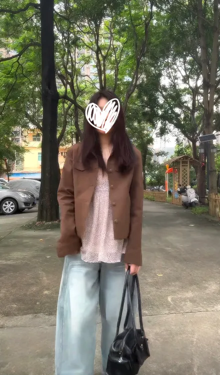 韩系翻领夹克休闲外套女