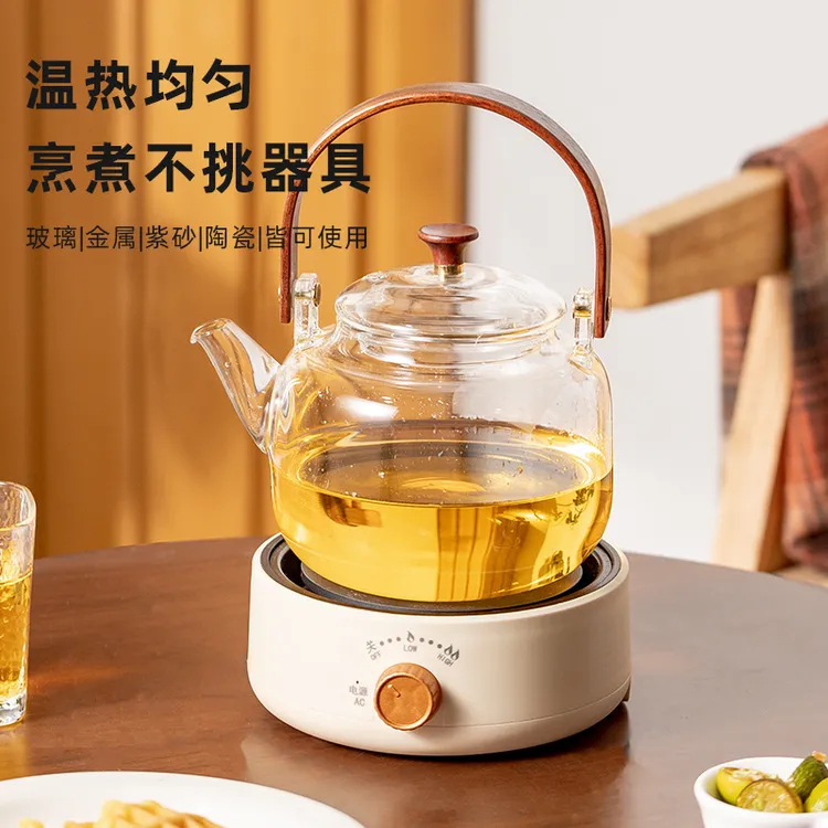 电陶炉煮茶器小型烧水玻璃煮咖啡迷你罐罐茶家用电热炉110v煮茶壶