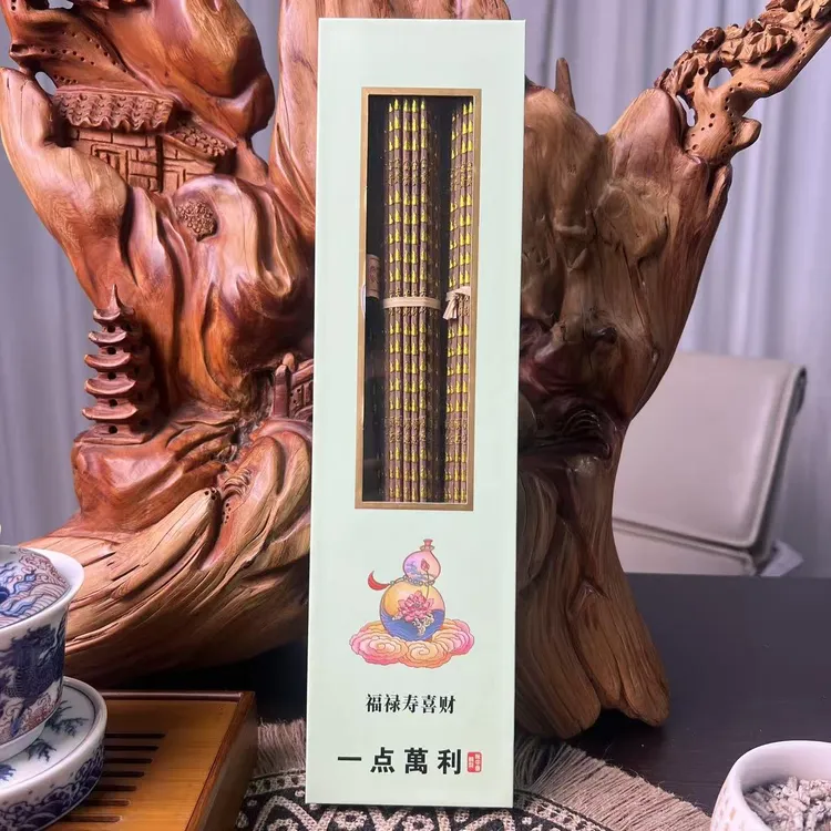 天然檀香福禄寿喜财香家用供佛敬神财神观音香鹅梨帐中香