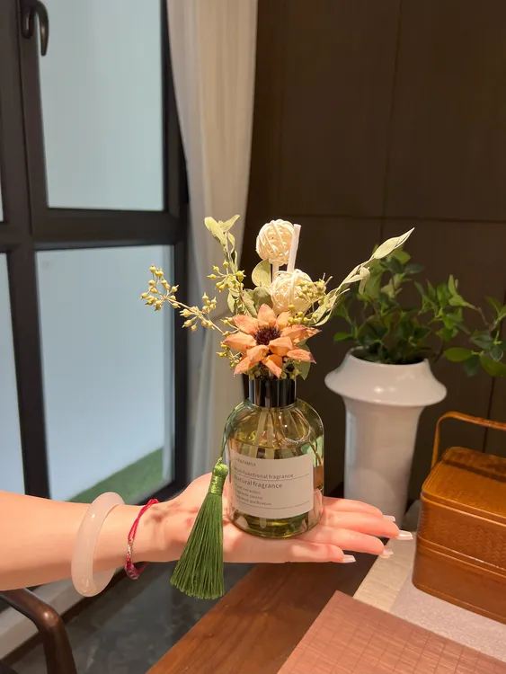 干花香薰持久留香客厅卧室卫生间除异味高级感香氛办公桌书房新品