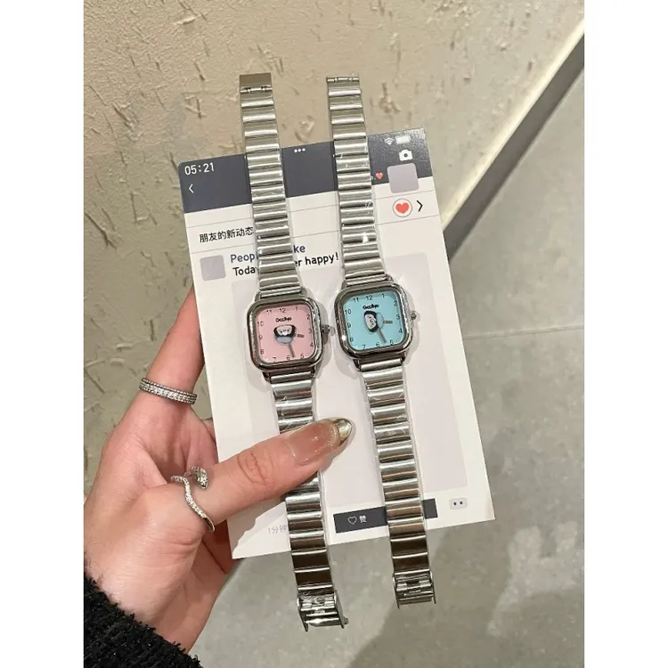 Skhl童趣企鹅手表女学生初高中2025新款高颜值ins风小众女生手表