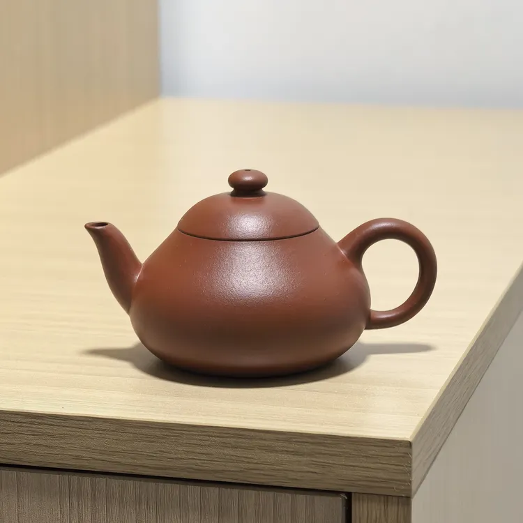 梨式壶 生砂朱泥 半手工 135cc