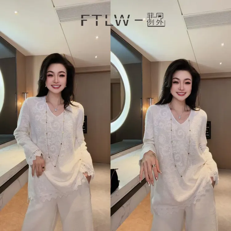 板熙FTLW-【羽诏】高级感气质时尚优雅上衣-4093