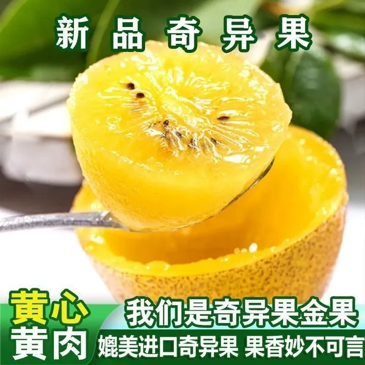【粉丝福利】正宗国产G3阳光金果奇异果黄心猕猴桃新鲜猕猴孕妇