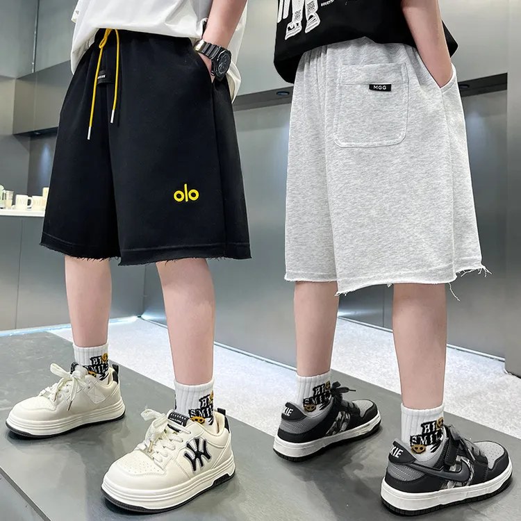 儿童装男童夏装薄款裤子2025新款中大童夏季运动短裤夏款休闲中裤