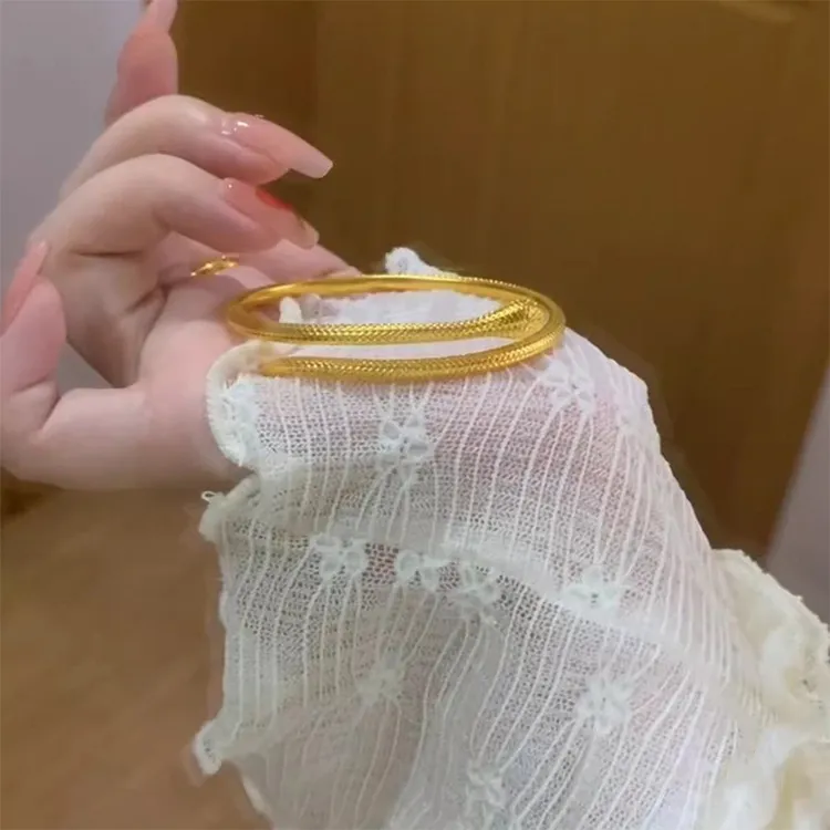 铜合金手镯 【萌晴手作】时尚新中式蛇形手镯女显白轻奢小众设计