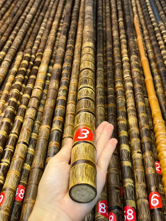精美金丝竹，实心竹