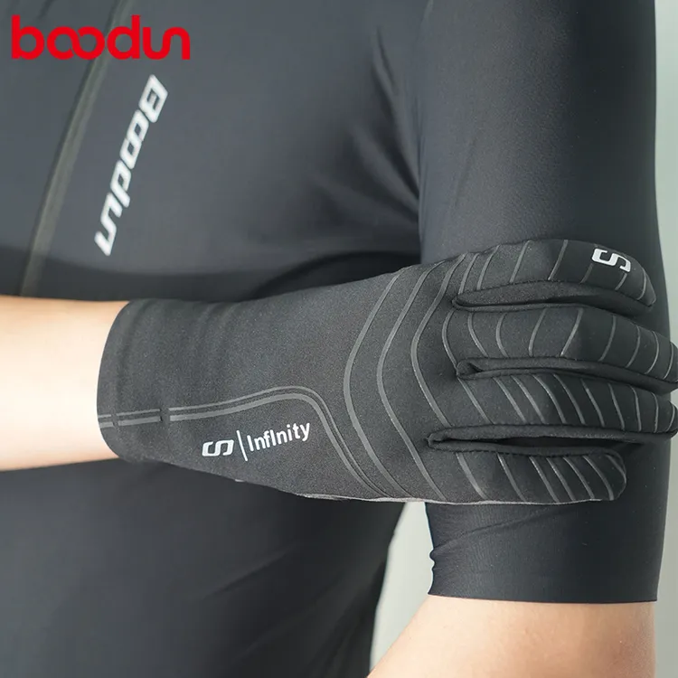 Boodun秋冬季抓绒保暖骑车手套可触屏公路自行车防风加绒男女户外