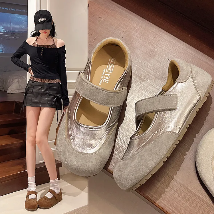 勃肯鞋复古软底平底单鞋玛丽珍女鞋豆豆鞋奶奶鞋