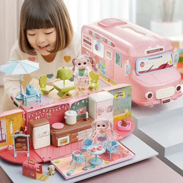 旅行车户外巴士城堡医生城堡3-6岁玩具男童6-12岁网红爆款儿童