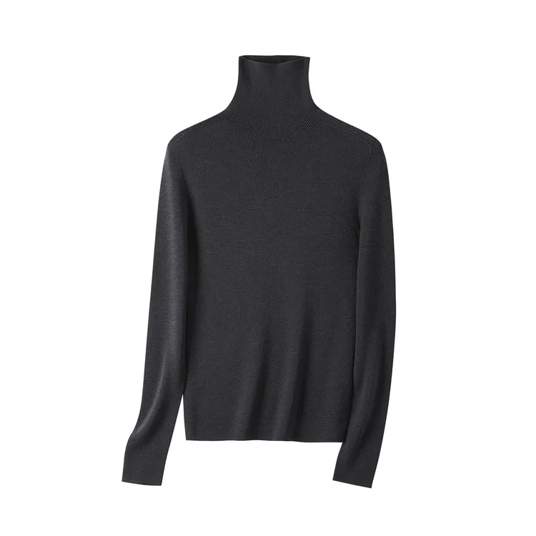 TINGE/贴己贴己岛精一线成衣无缝羊毛衫