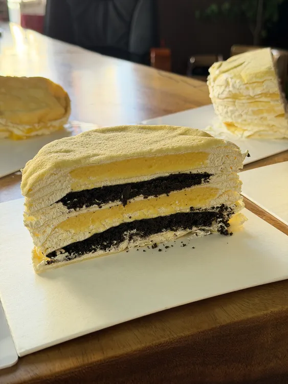 柠檬奥利奥千层蛋糕【动物奶油】顺丰空运包邮500g新鲜现做千层蛋糕