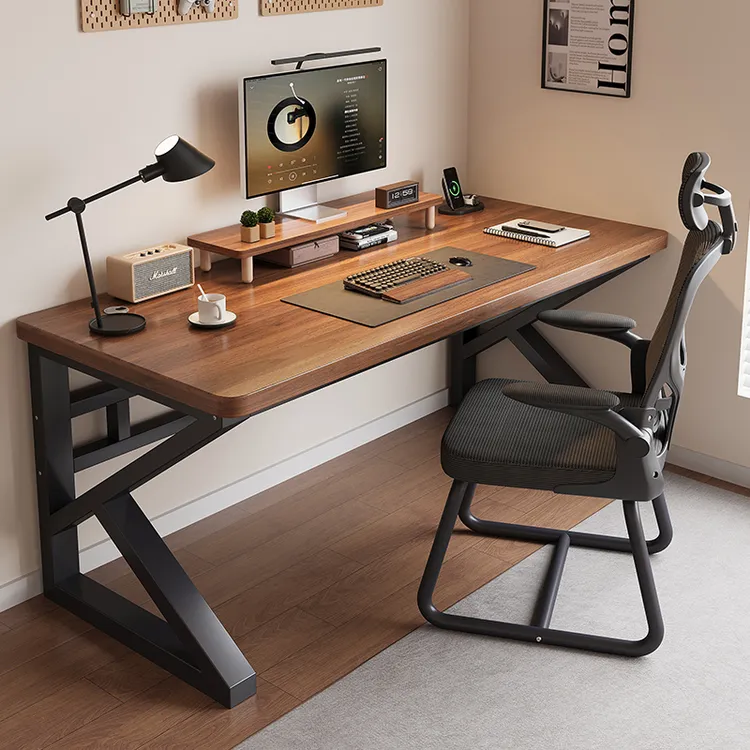 哗禾梧电脑桌电竞办公卧室家用学习桌子出租房简易台式长方形写字