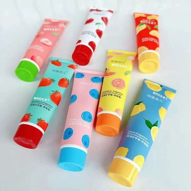 哈维吉儿水果护手霜滋润保湿补水小巧秋冬便携不油腻