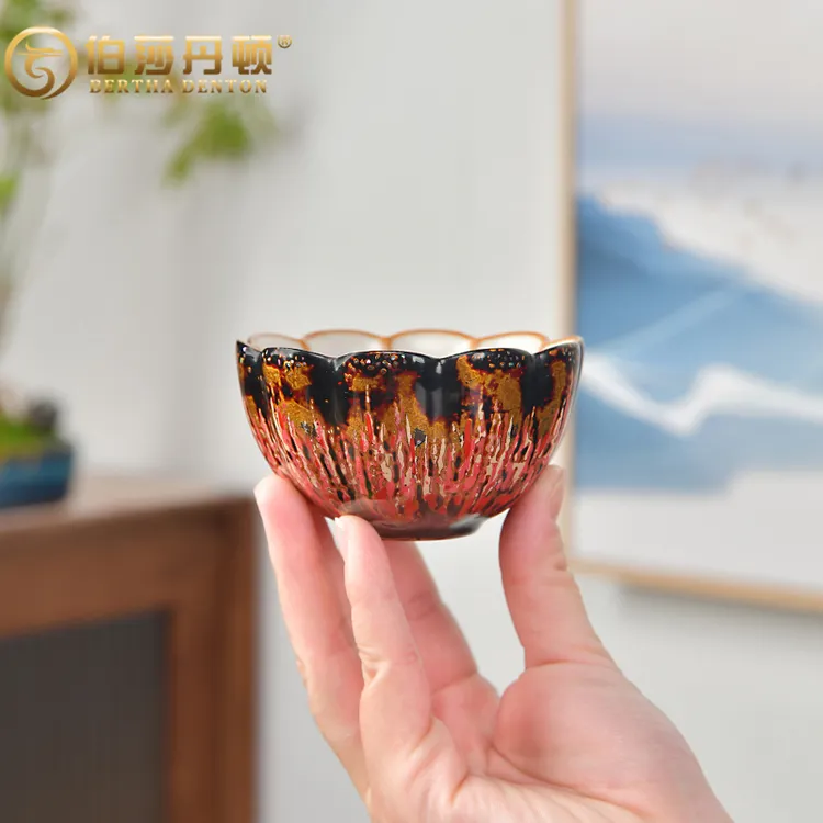 BERTHA DENTON/伯莎丹顿王顺汝窑主人茶杯大漆漆器品陶瓷个人茶盏
