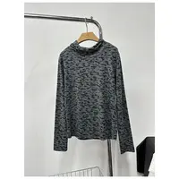 T547   春秋新款女士时尚百搭修身连帽长袖T恤豹纹长袖打底上衣