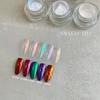 恬崽SweetyTiny超细腻高品质美甲偏光粉极光素材粉