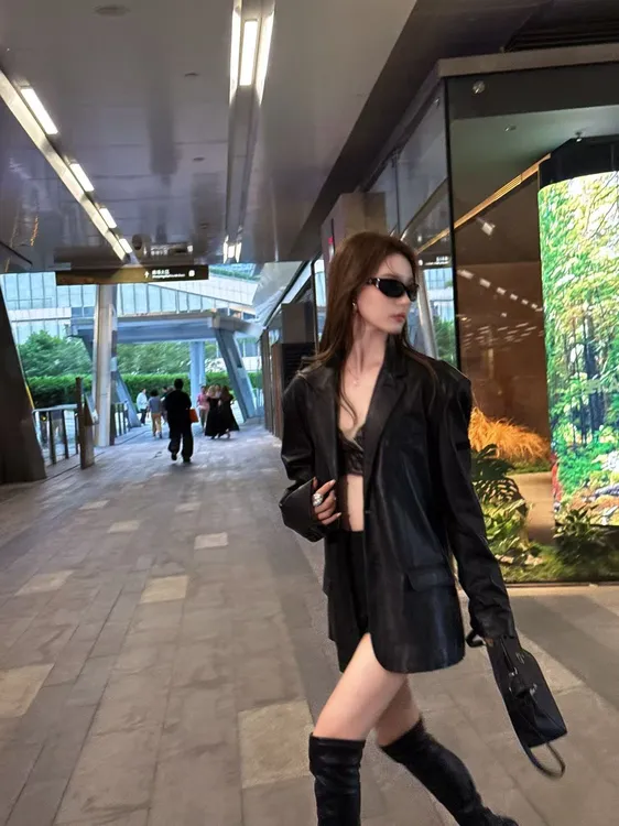 WBHFOR纯正小羊皮 猫须做旧款