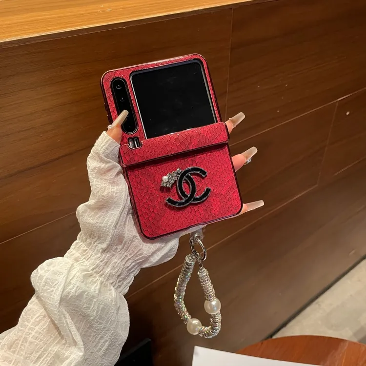 适用于华为purax手机壳电镀鳄鱼纹橙色双c标中轴指环款purax潮流