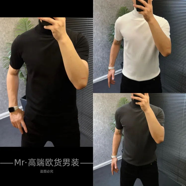 时尚高品质·莱赛尔高领衫T恤‖25早秋新款·轻奢系列