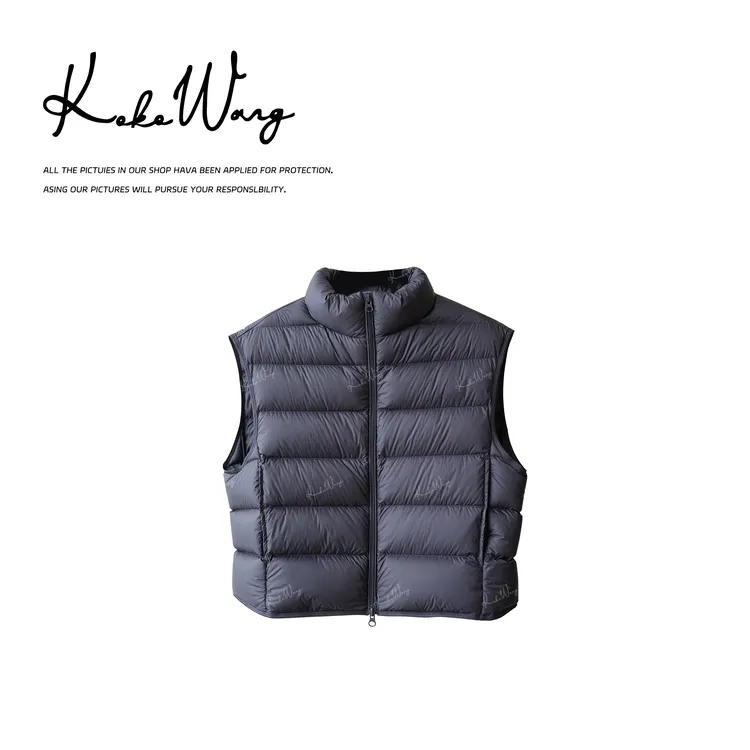 KOKOWANG 秋冬新款立领时尚保暖95白鹅绒百搭马夹  N6765G21W01