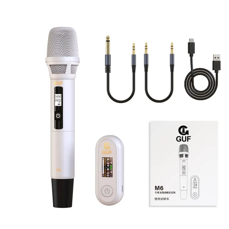 GUFM6真分集无线有线话筒麦克风唱歌一拖一一拖二