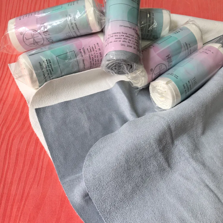 露露无标超细纤维小毛巾瑜伽铺巾健身运动吸汗巾瑜伽巾垫巾