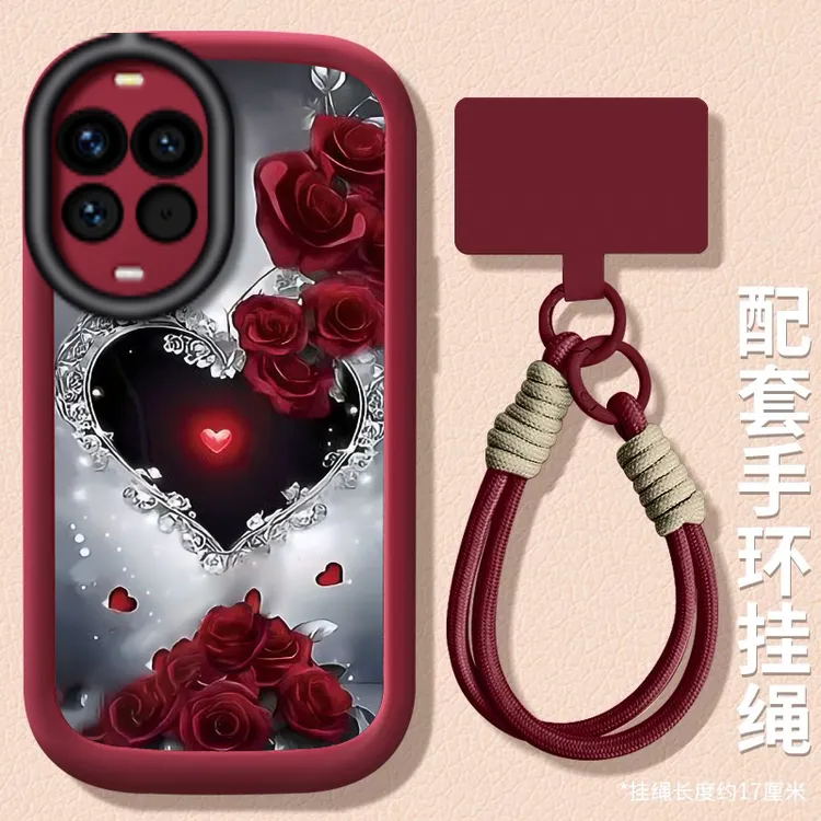 钻石玫瑰适用华为Nova14手机壳防摔华为Nova14Pro全包防摔华为No