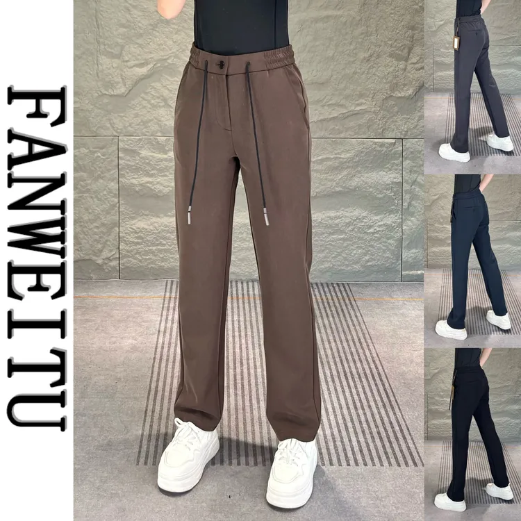 秋冬男士高端百搭商务休闲裤雅赛尔天丝棉垂感显瘦西装裤男6750