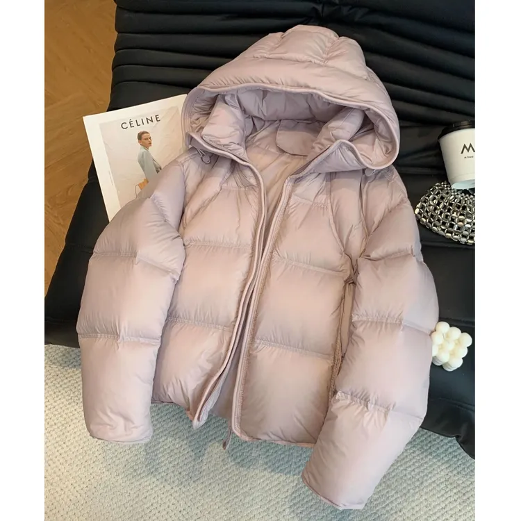 【现货】高端云朵泡芙连帽龟背女款冬季2025新款设计感时尚棉服外套