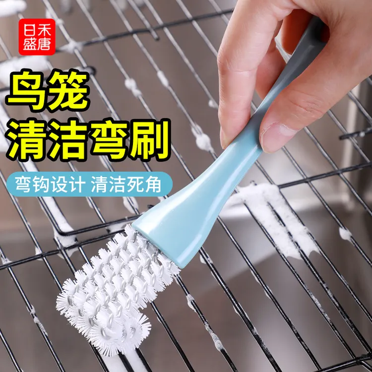 鸟笼清洁刷子清洗粪便铲子多功能鹦鹉笼家用清洁器清理笼子鸟用品