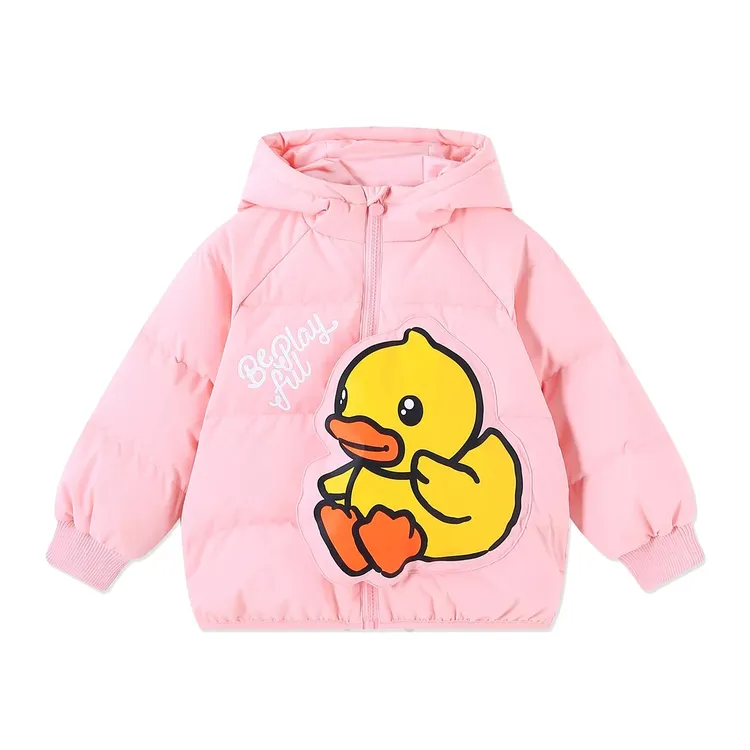 B.DUCK小黄鸭可爱保暖童装儿童男秋冬季加厚短款外套羽绒服 A032