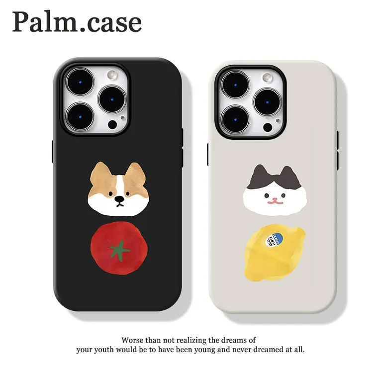 菲林二合一适用华为/oppo/vivo/小米/一加/苹果17手机壳情侣小狗