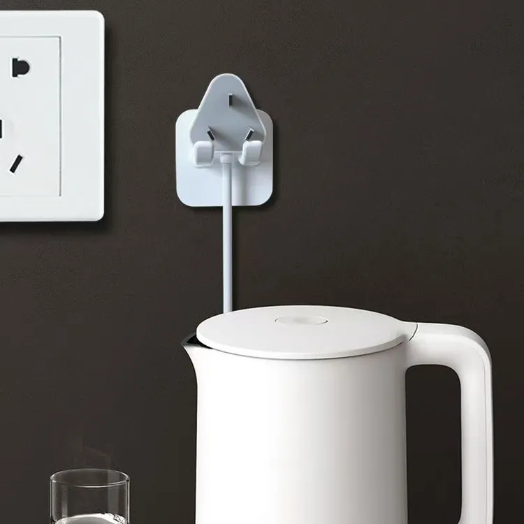 挂钩厨房电线充电器插头挂钩免打孔壁挂式强力胶粘墙面无痕粘钩