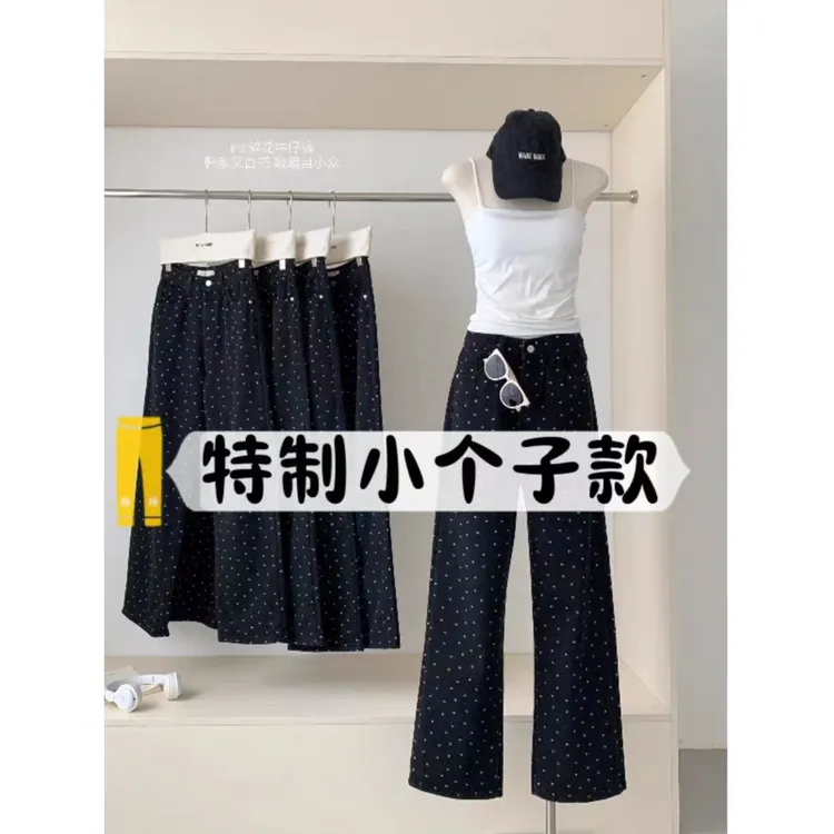 Mm小个子时髦小花裤韩系风复古百搭碎花休闲