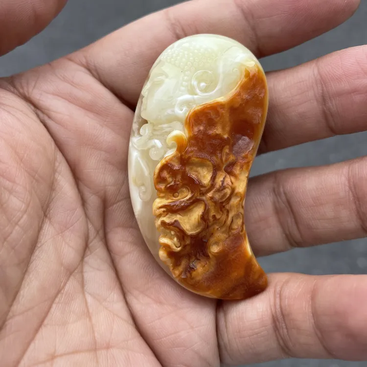 琥珀蜜蜡白花蜜一念之间19.57克61.5/30.2/17.7㎜