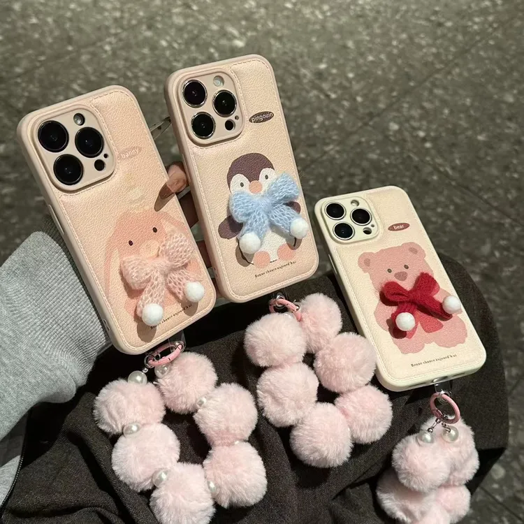 英文小熊适用华为PURA70PRO手机壳MATE70/P6060/50E/40E气垫套