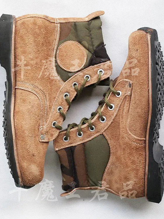 牛魔王君品登山户外徒步鞋91夏跳跳伞靴翻毛反毛皮鞋沙漠靴踢死牛