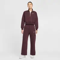 NIKE耐克女子AS W NSW PHNX FLC QZ CROP卫衣DQ5768-652