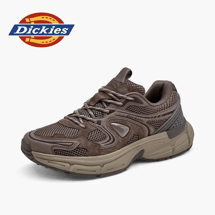 Dickies老爹鞋2025冬季新款男鞋时尚户外透气男士休闲运动鞋