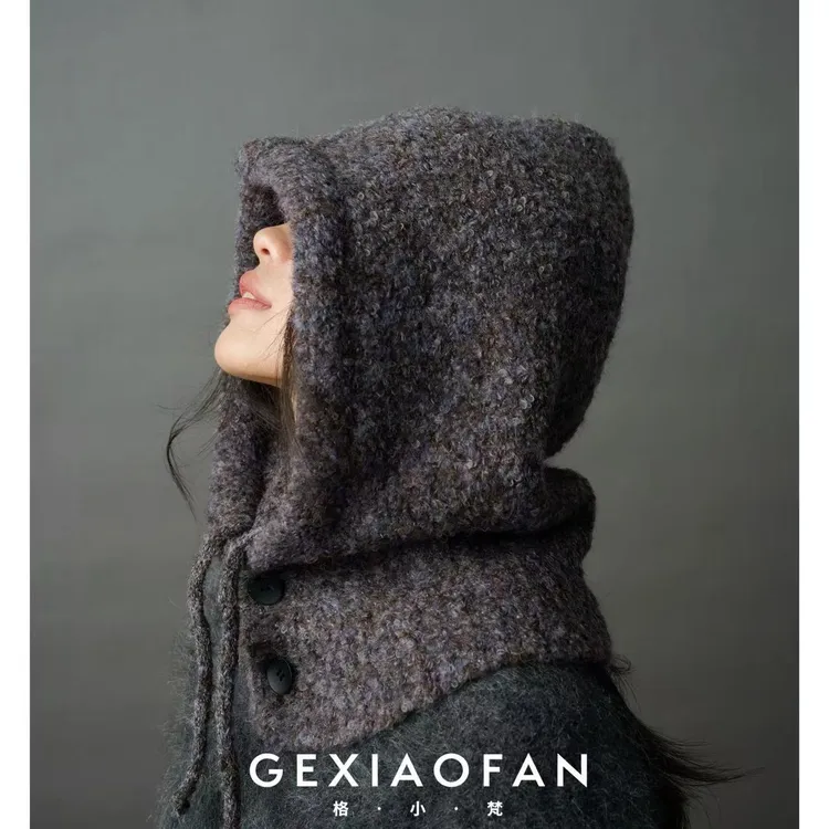 格小梵·韩版冬季巴拉克拉法帽保暖护耳防风显脸小帽子女秋冬围脖